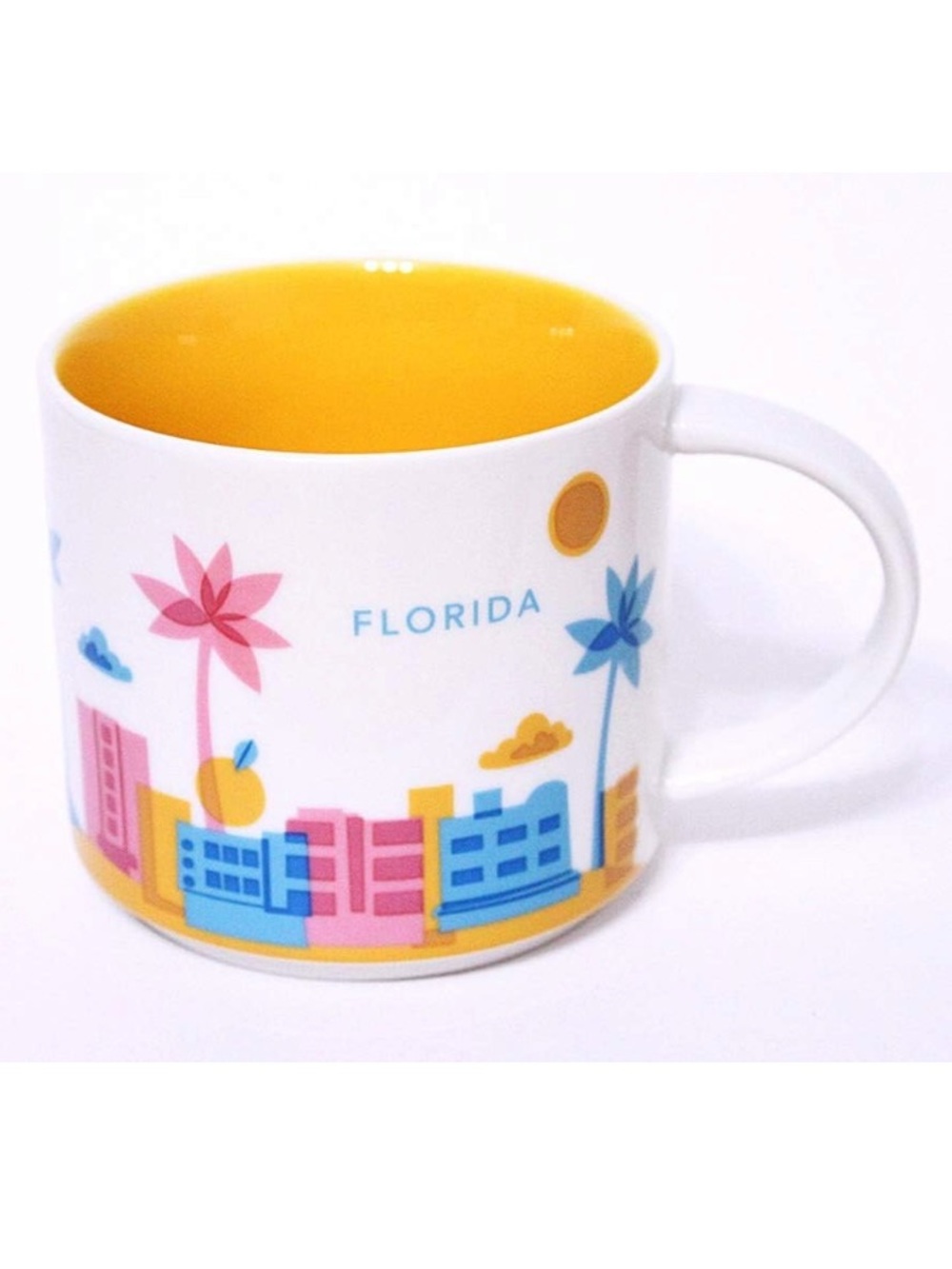 Starbucks Florida You Are Here Collection Coffee Mug Cup 14 fl oz Collectible